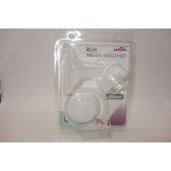 NEW Spectra Baby Wide Breast Flange Set Breast Shield Set Small 24mm for S1 S2 - Picture 2 of 6